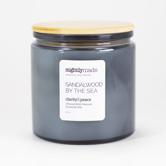 Sandalwood By the Sea Coconut Wax Candle