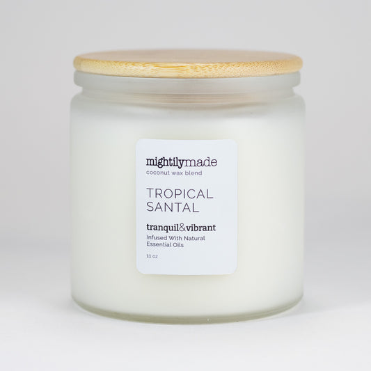 Tropical Santal Coconut Wax Candle